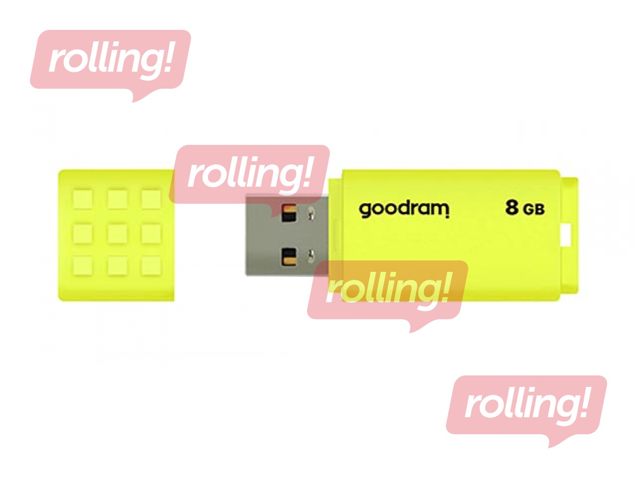 USB mälupulk Goodram UME2, USB 2.0, 8GB, kollane