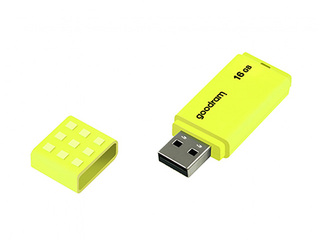 USB datu nesējs Goodram UME2, USB 2.0, 16GB, dzeltens