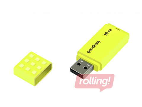 USB mälupulk Goodram UME2, USB 2.0, 16GB, kollane