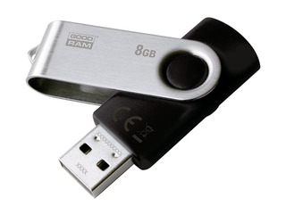 Mälupulk Goodram USB 8GB, USB 2.0, must