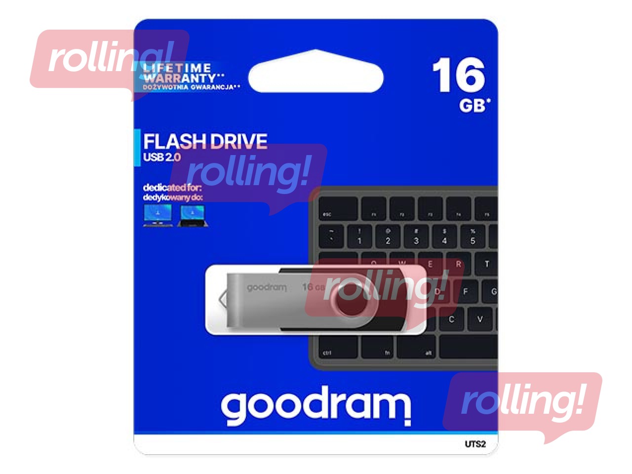 Mälupulk Goodram Twister 16GB, USB 2.0 