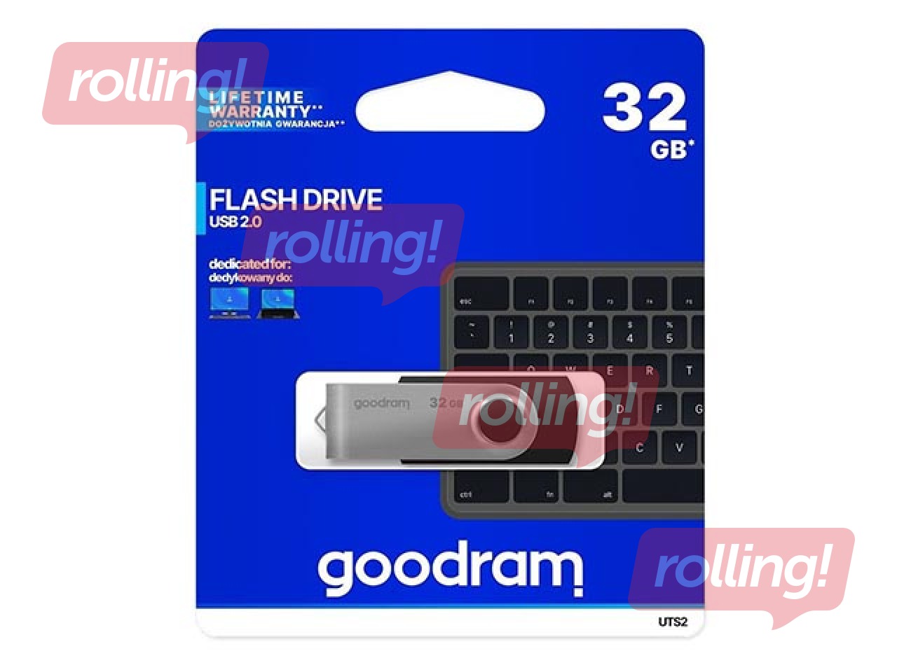 USB datu nesējs Goodram UTS2 32GB USB 2.0 Black