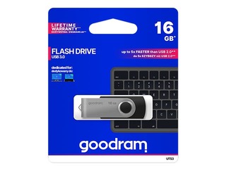 USB datu nesējs GOODRAM 16GB UTS3, USB 3.0, Melns