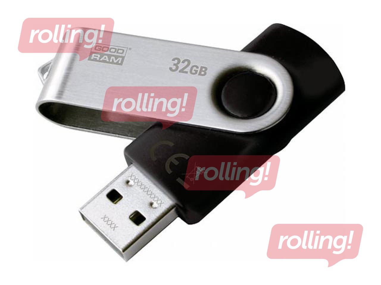 Mälupulk GOODRAM 32GB UTS3, USB 3.0, must
