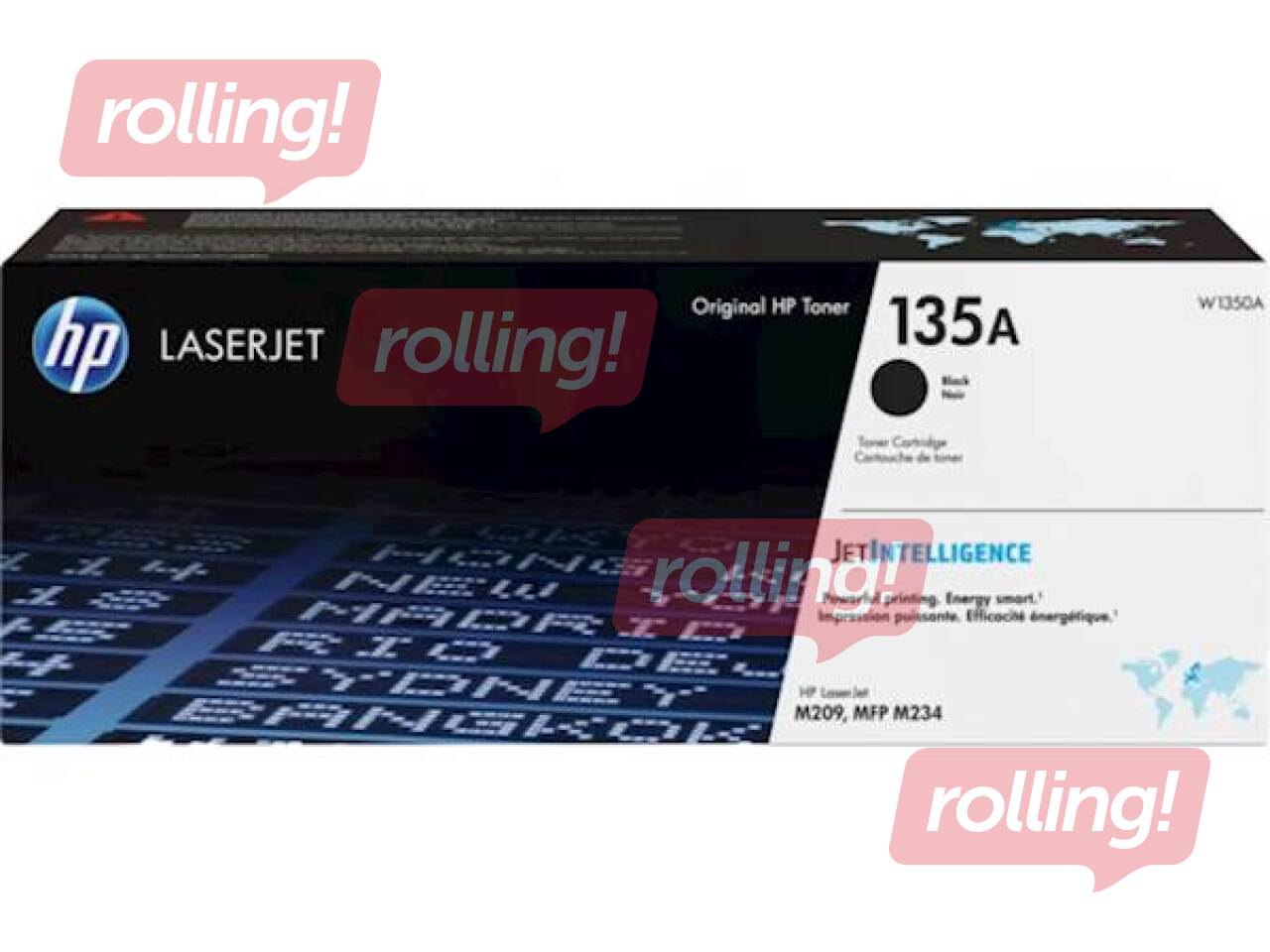 Tonera kasete HP 135A, Melna (1100 lpp)