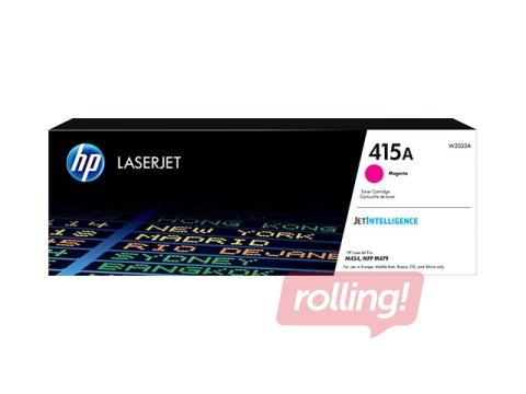 HP 415A Magenta LaserJet Toner Cartridge, 2100 pgs
