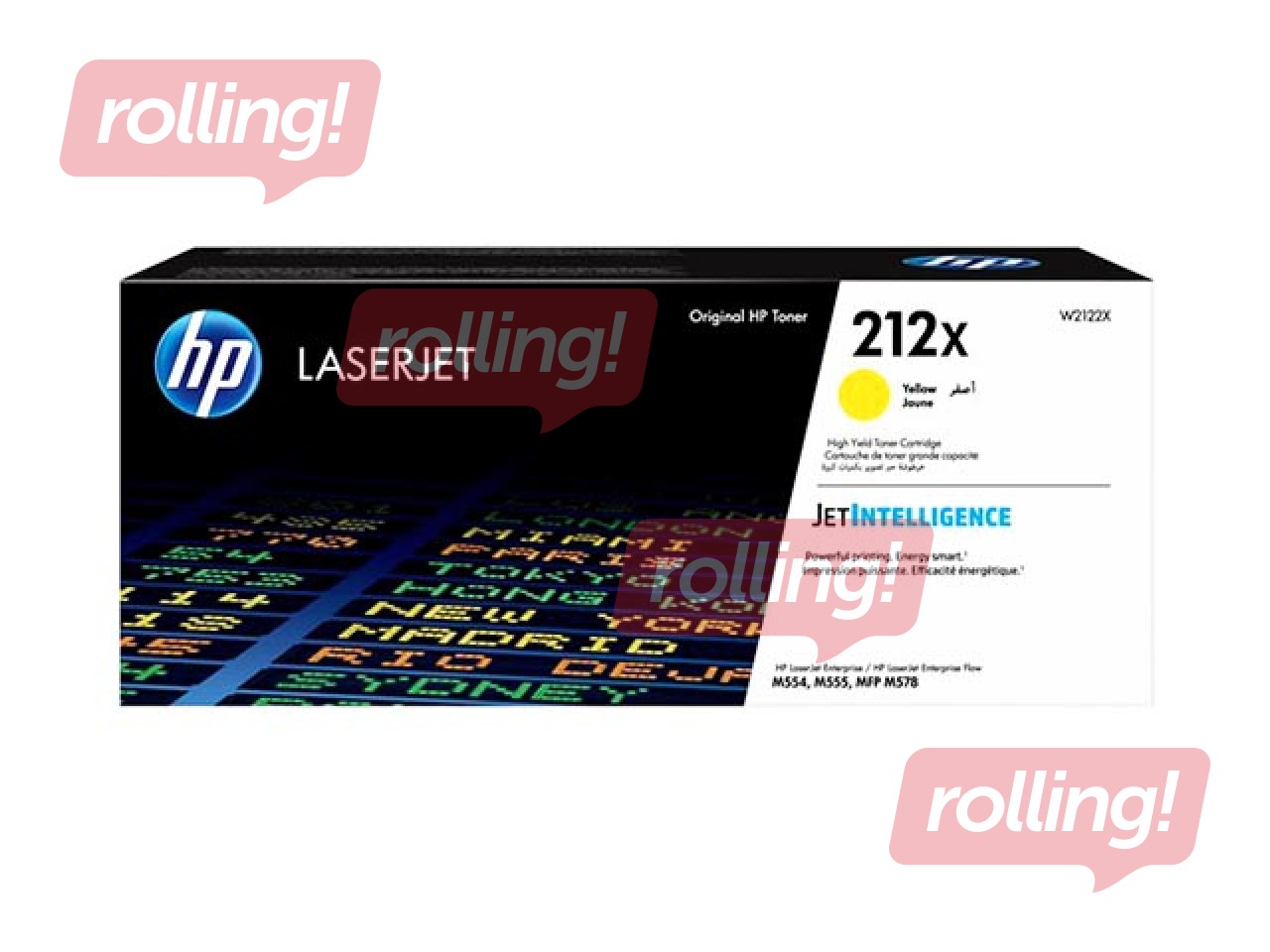 HP 212X High Yield Yellow Original LaserJet Toner Cartridge (10000 pgs)