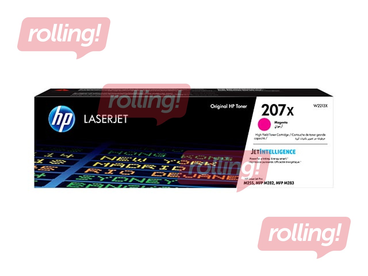 Toonerkassett HP 207X, punane (2450 lk)
