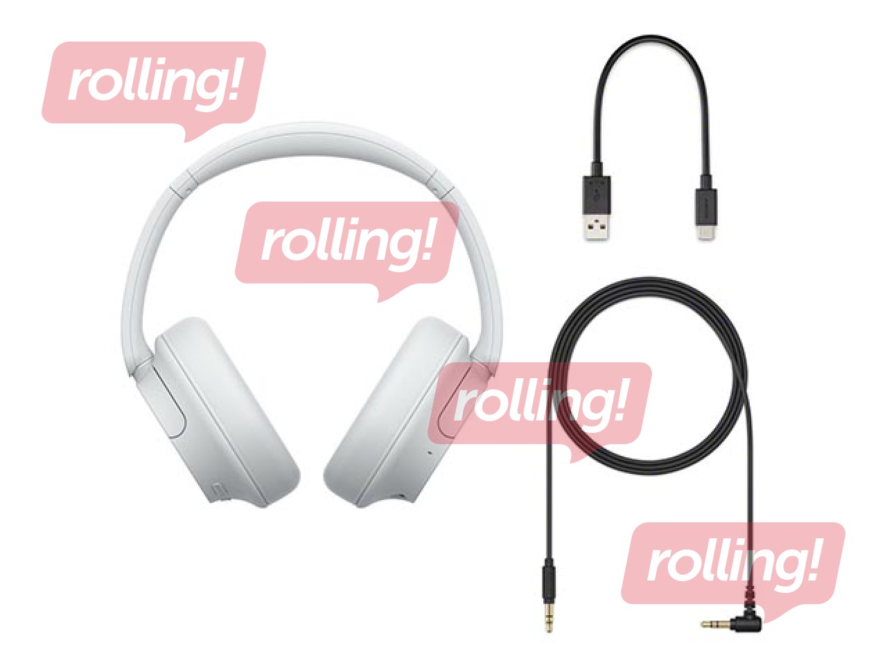 Juhtmeta kõrvaklapid SONY kõrvapealsed, valged