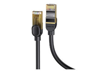 UTP Baseus Ethernet RJ45, 10 Gb/s, 1m tīkla kabelis (melns)