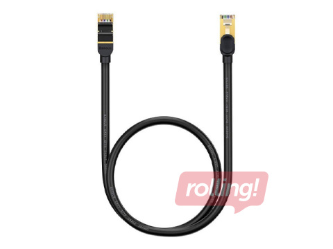 UTP Baseus Ethernet RJ45, 10 Gb/s, 5m võrgukaabel (must)