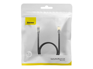 UTP Baseus Ethernet RJ45, 10 Gb/s, 5m võrgukaabel (must)
