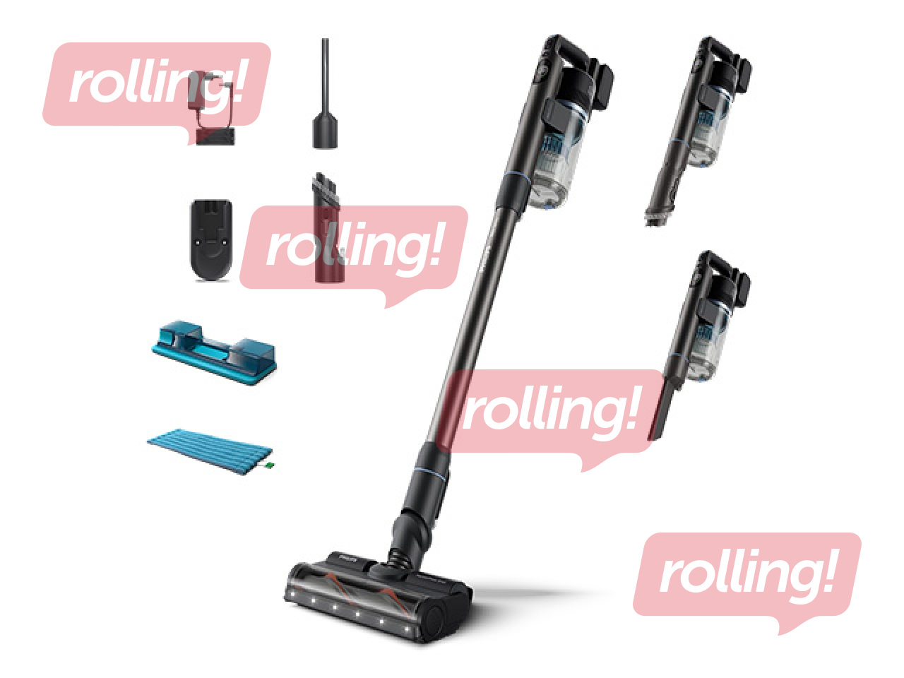 Handheld vacuum cleaner Philips XC7053/01, dark blue