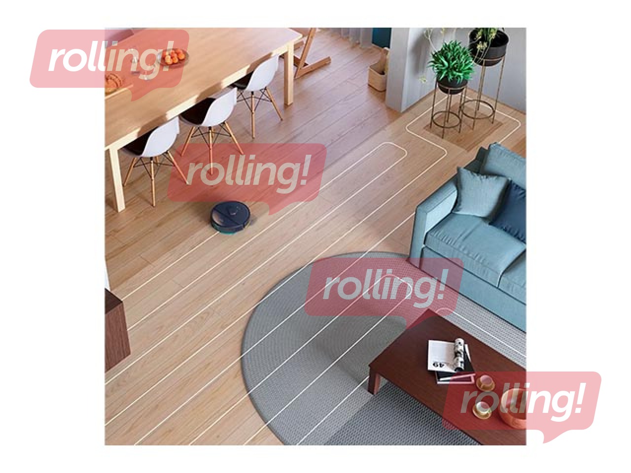 Tolmuimeja robot Philips, 2000. seeria, pesufunktsiooniga, öötaevasinine