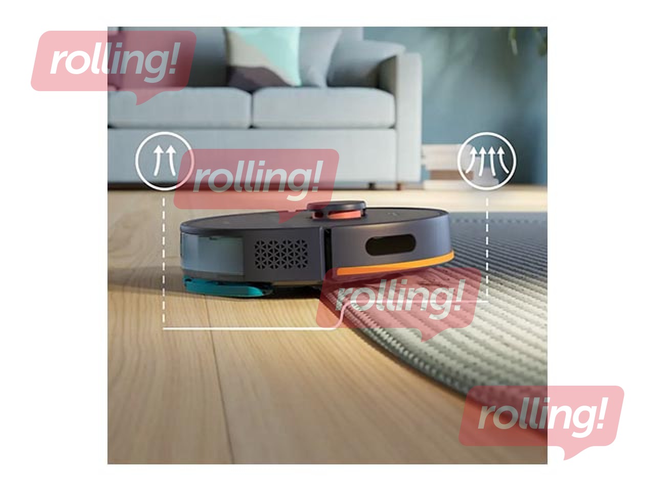 Tolmuimeja robot Philips, 2000. seeria, pesufunktsiooniga, öötaevasinine