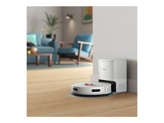 Robot-tolmuimeja Philips HomeRun 2000 pesemisfunktsiooniga, valge