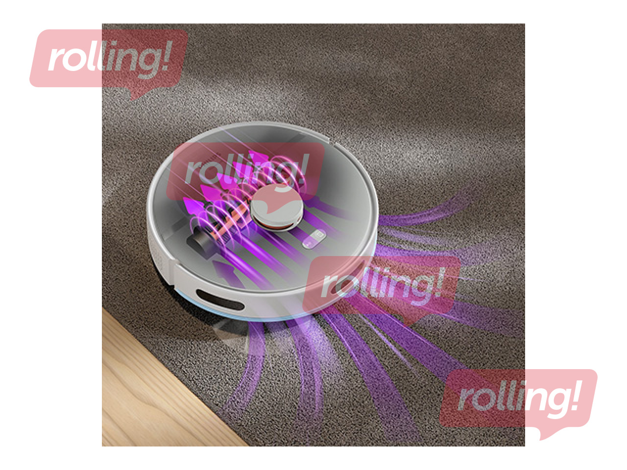 Robot-tolmuimeja Philips HomeRun 2000 pesemisfunktsiooniga, valge