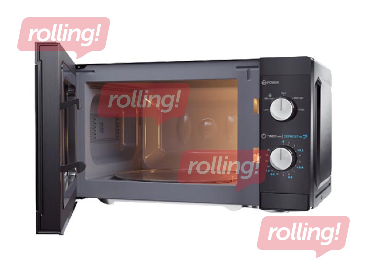 Mikrolaineahi Sharp YC-MS01E-B, vabalt seisev, 20 l, 800 W, must