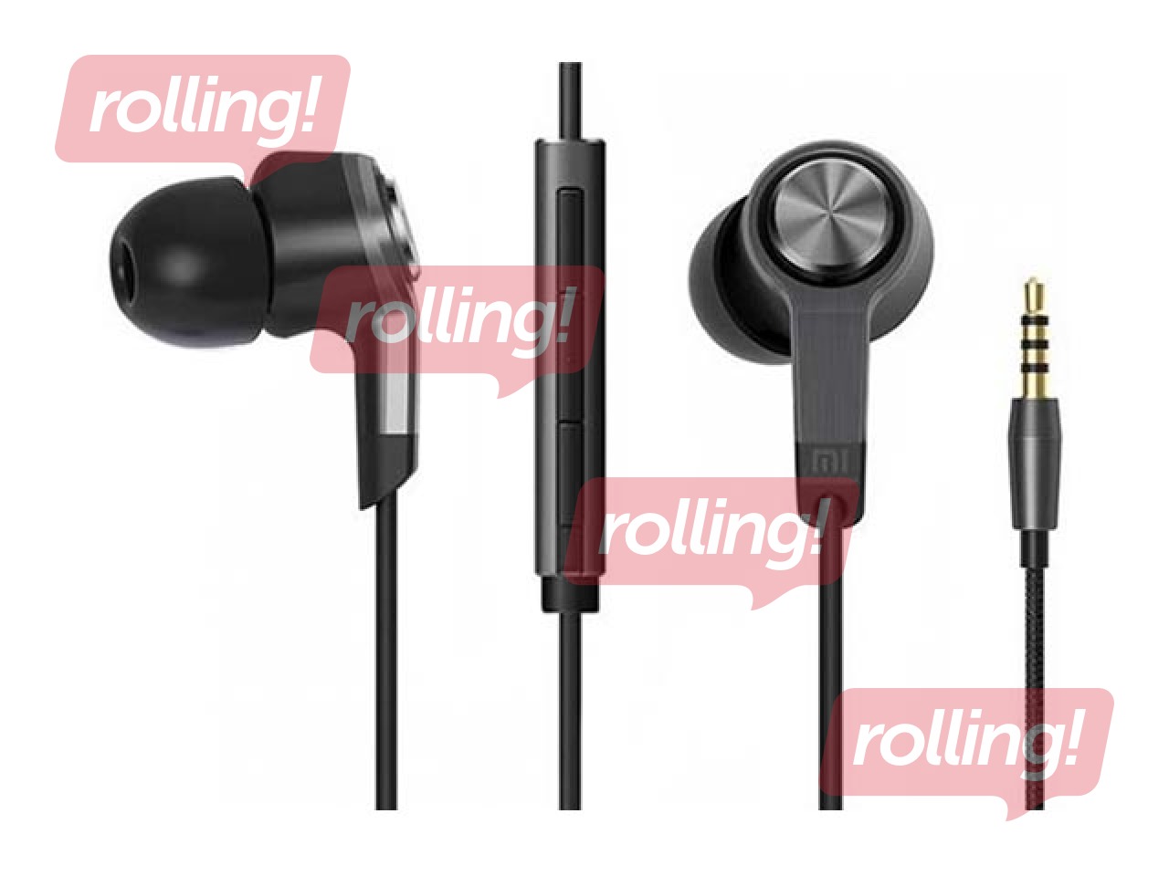 Mikrofoniga kõrvaklapid Xiaomi Mi Piston, must